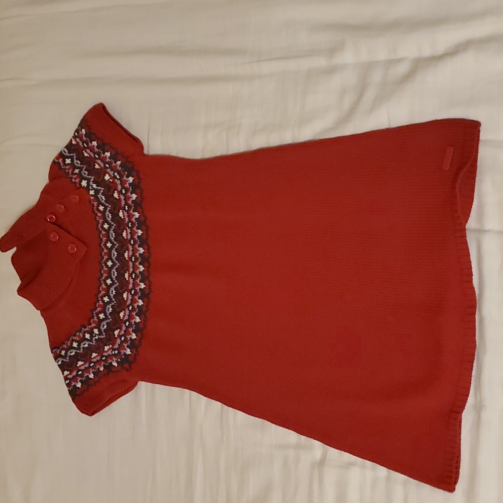 Red Holiday Sweater Dress